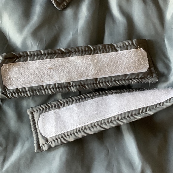 Silver Grey Quilted Puffer Dog Vest - Small - Like New - Picture 3 of 7